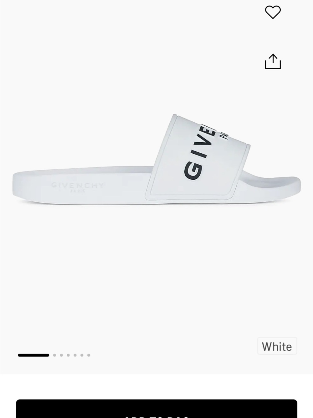 Givenchy Flat Sandals In Rubber